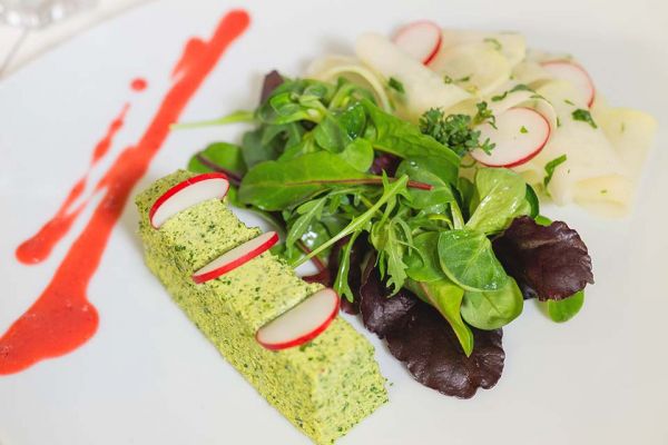 Brunnenkresse-Terrine Menüvariante