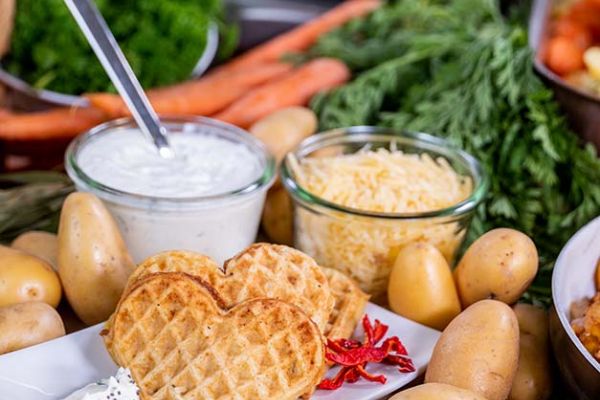 Kartoffelwaffeln